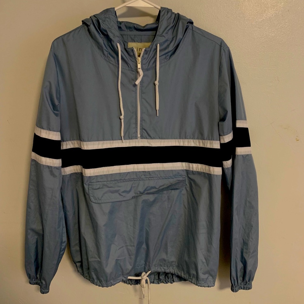 Blue Zumiez Windbreaker